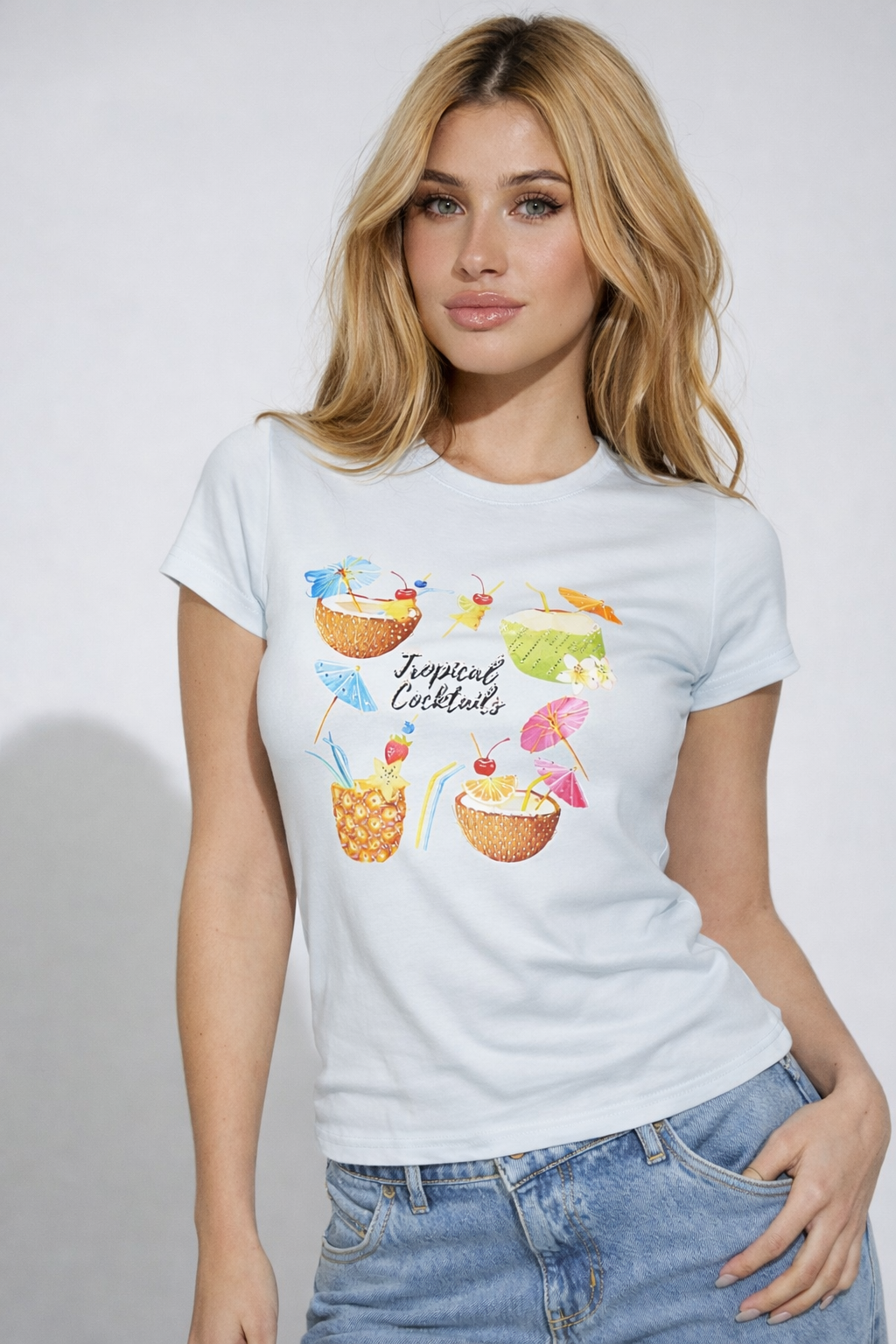 RǏWYÑ | Tropical Baby Tee