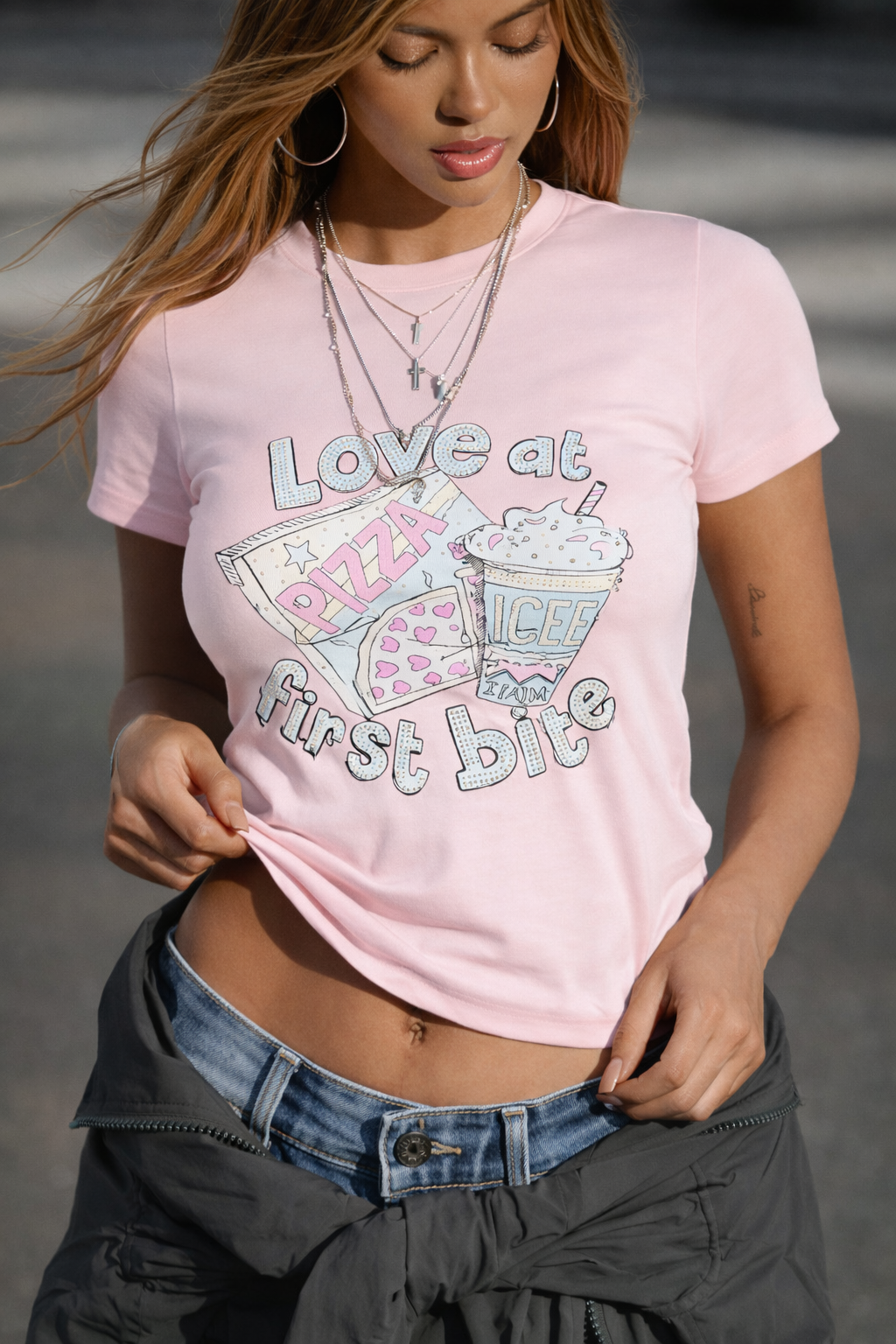 RǏWYÑ | Love Bite Baby Tee