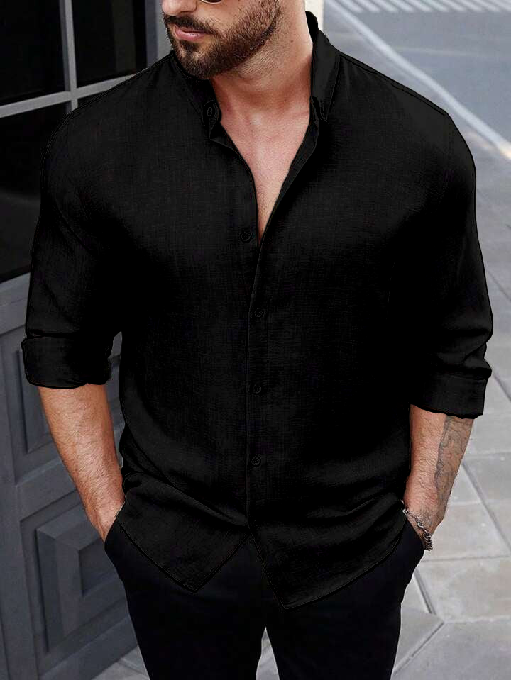 RIWYN Super Soft Linen Long Sleeve Shirt