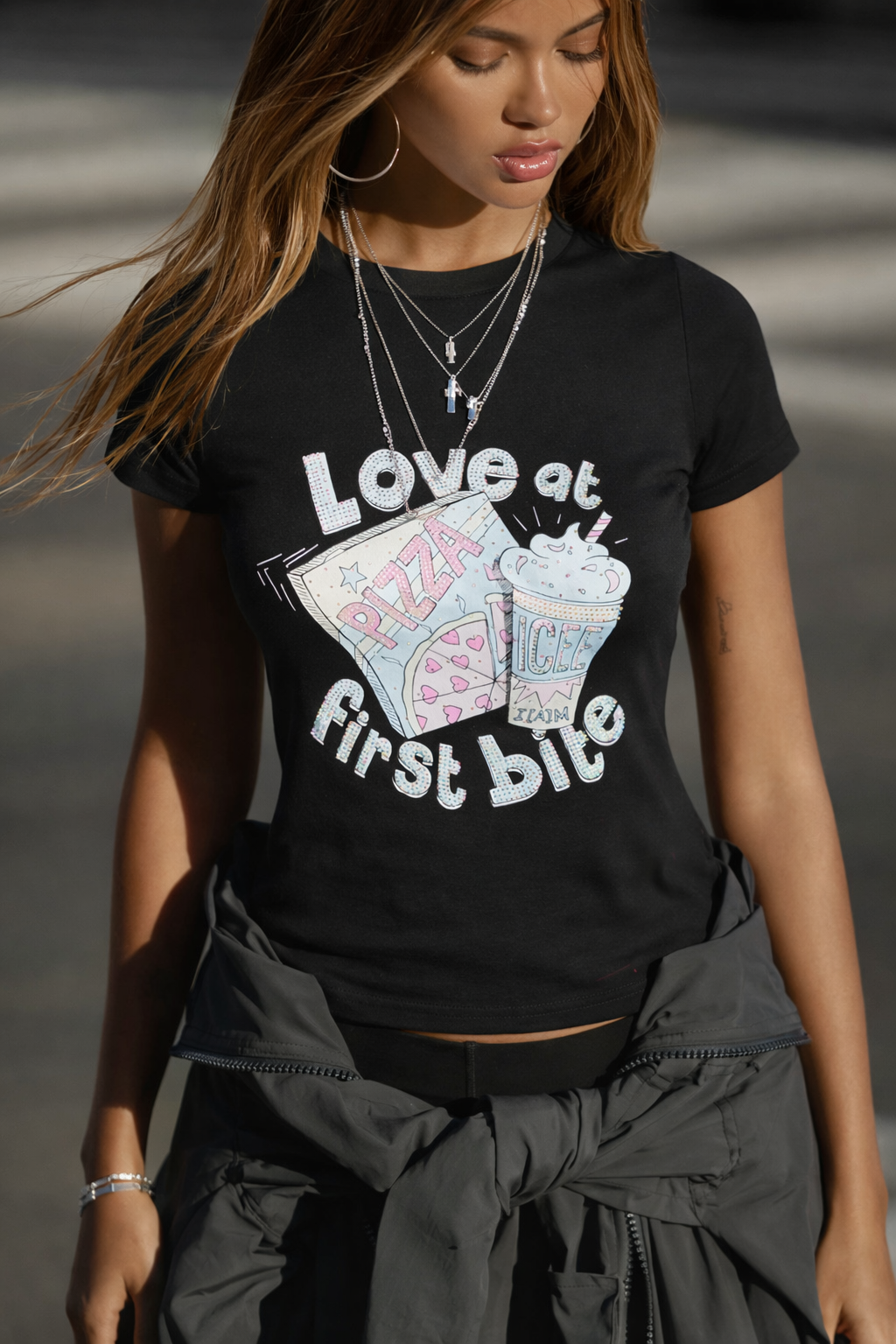 RǏWYÑ | Love Bite Baby Tee