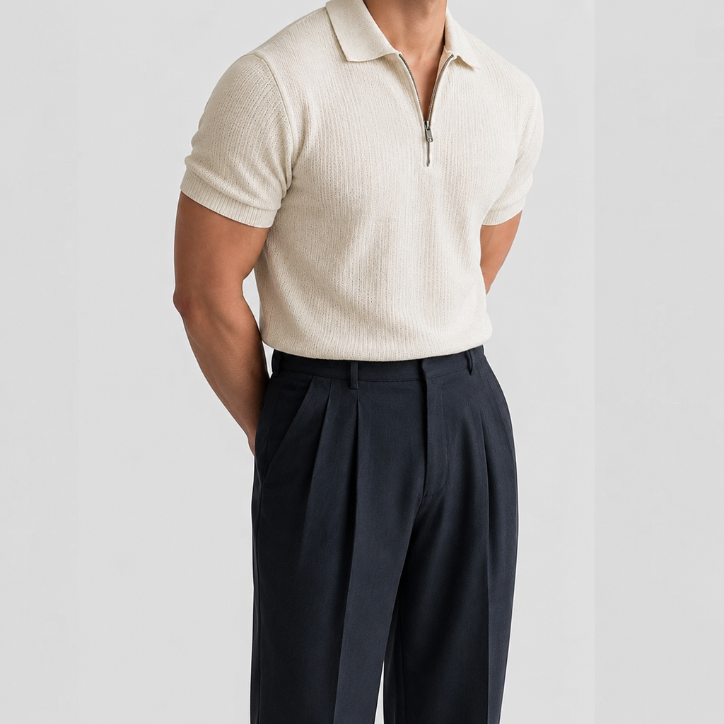 RIWYN Urban Tribe Knit Polo