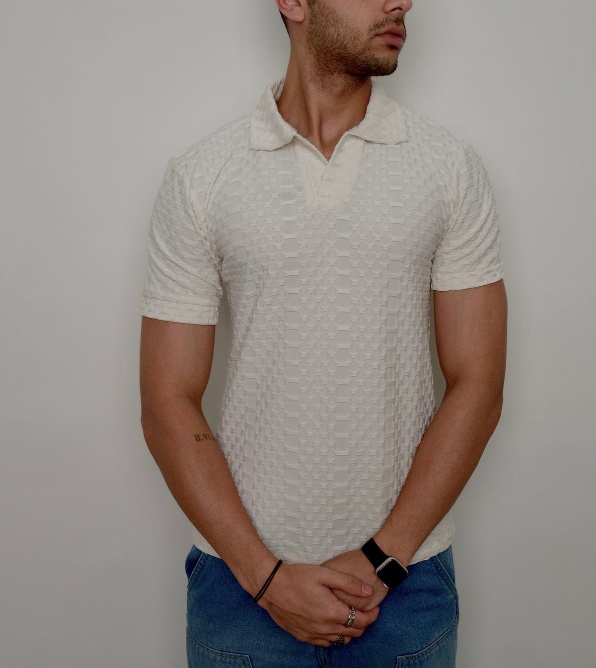 RIWYN Jacquard Elite Polo T-shirt