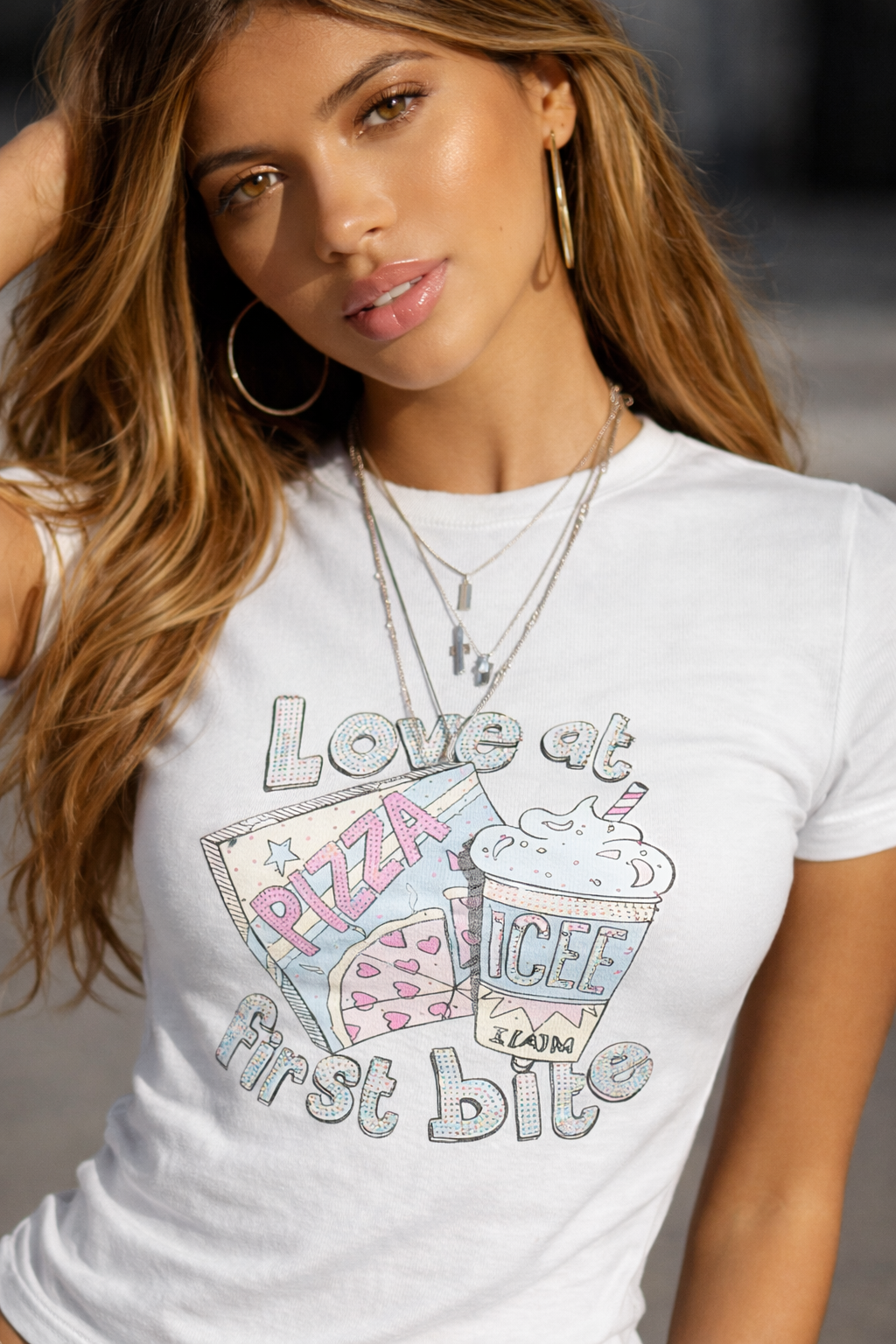 RǏWYÑ | Love Bite Baby Tee