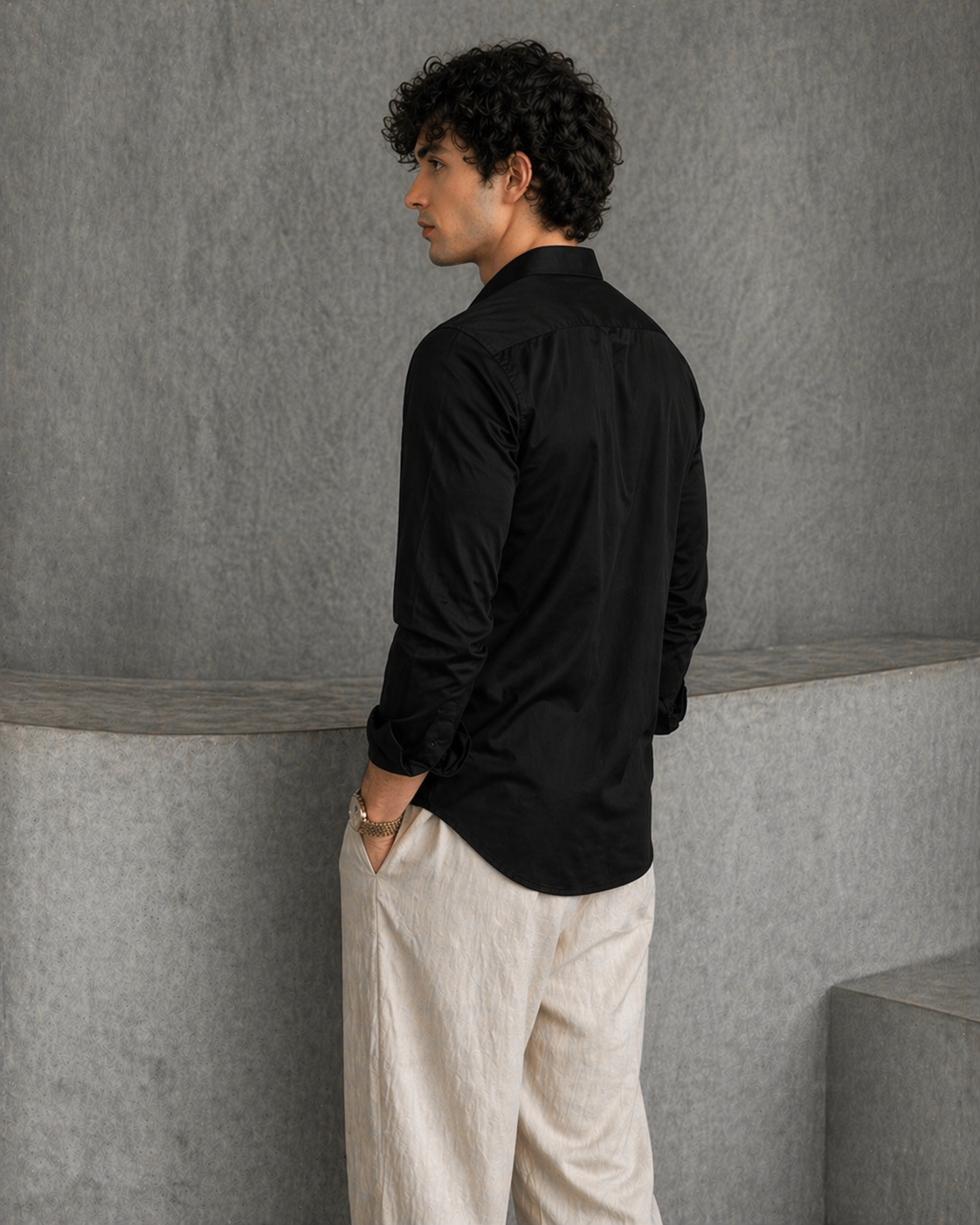 RIWYN After Hours Satin Shirt