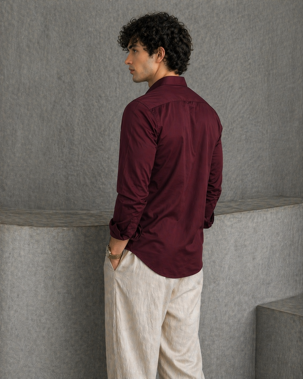 RIWYN After Hours Satin Shirt