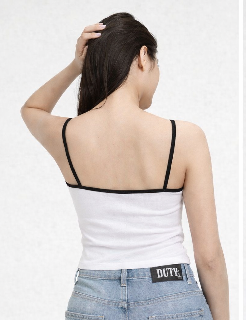 RǏWYÑ | Contrast Bound Cami Top