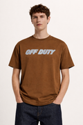RIWYN Metallic Accent Graphic Tee