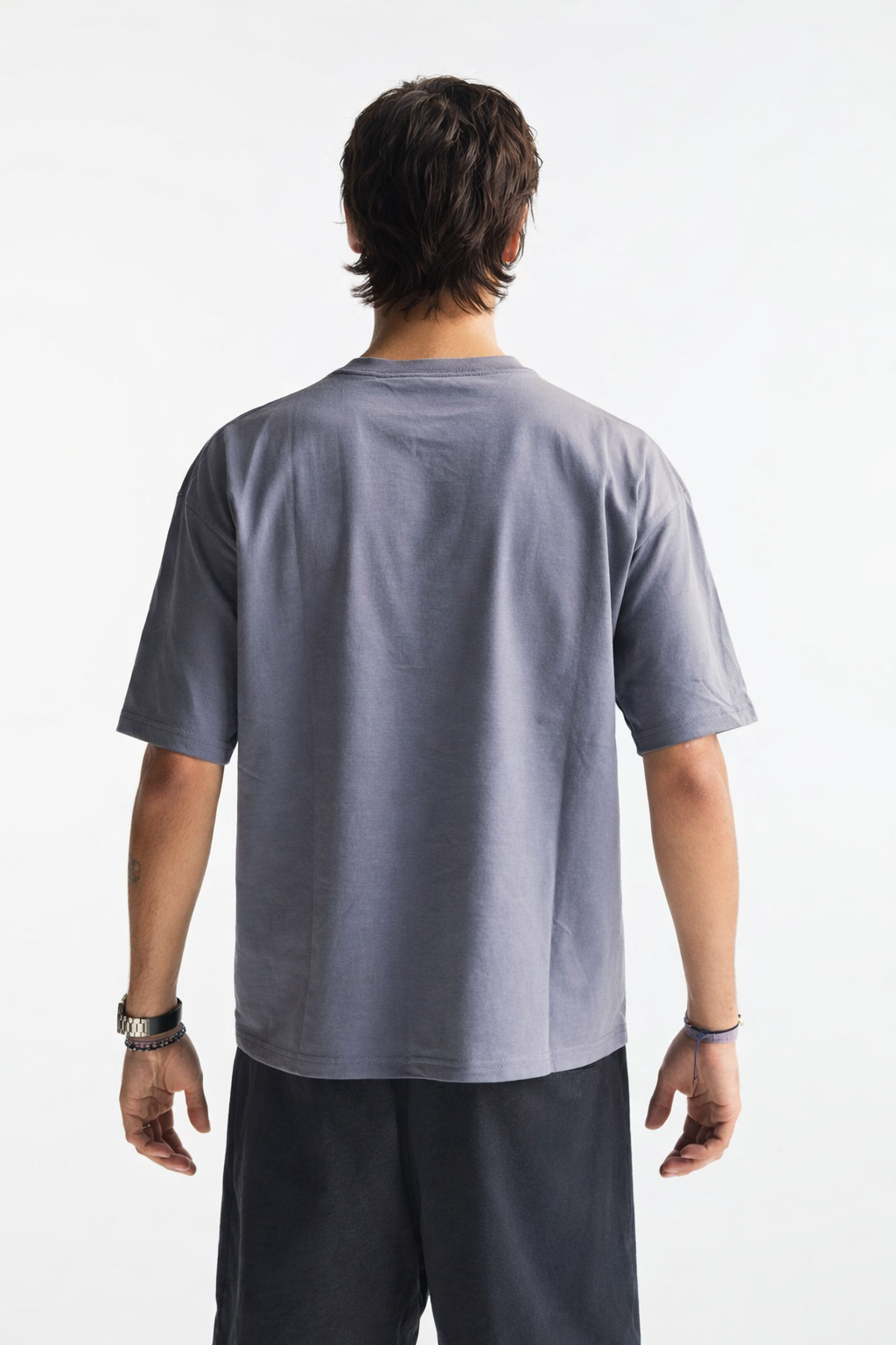 RIWYN Curved Terry Patch Graphic Tee