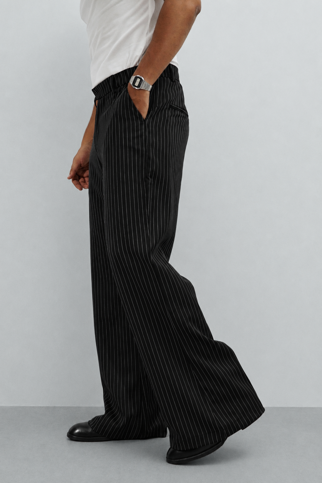 RIWYN Stripe Clean Flex Bootcut Pants