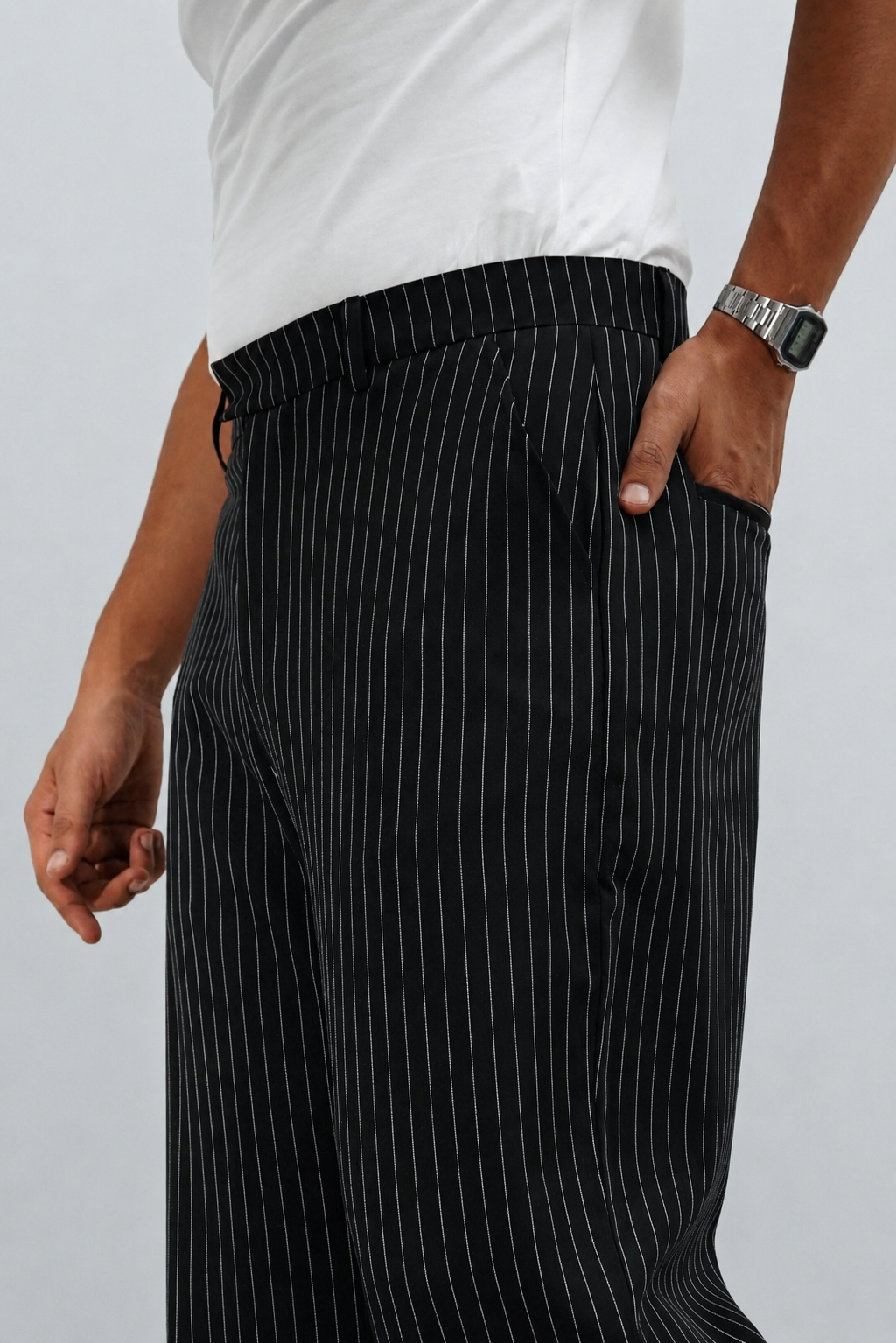 RIWYN Stripe Clean Flex Bootcut Pants