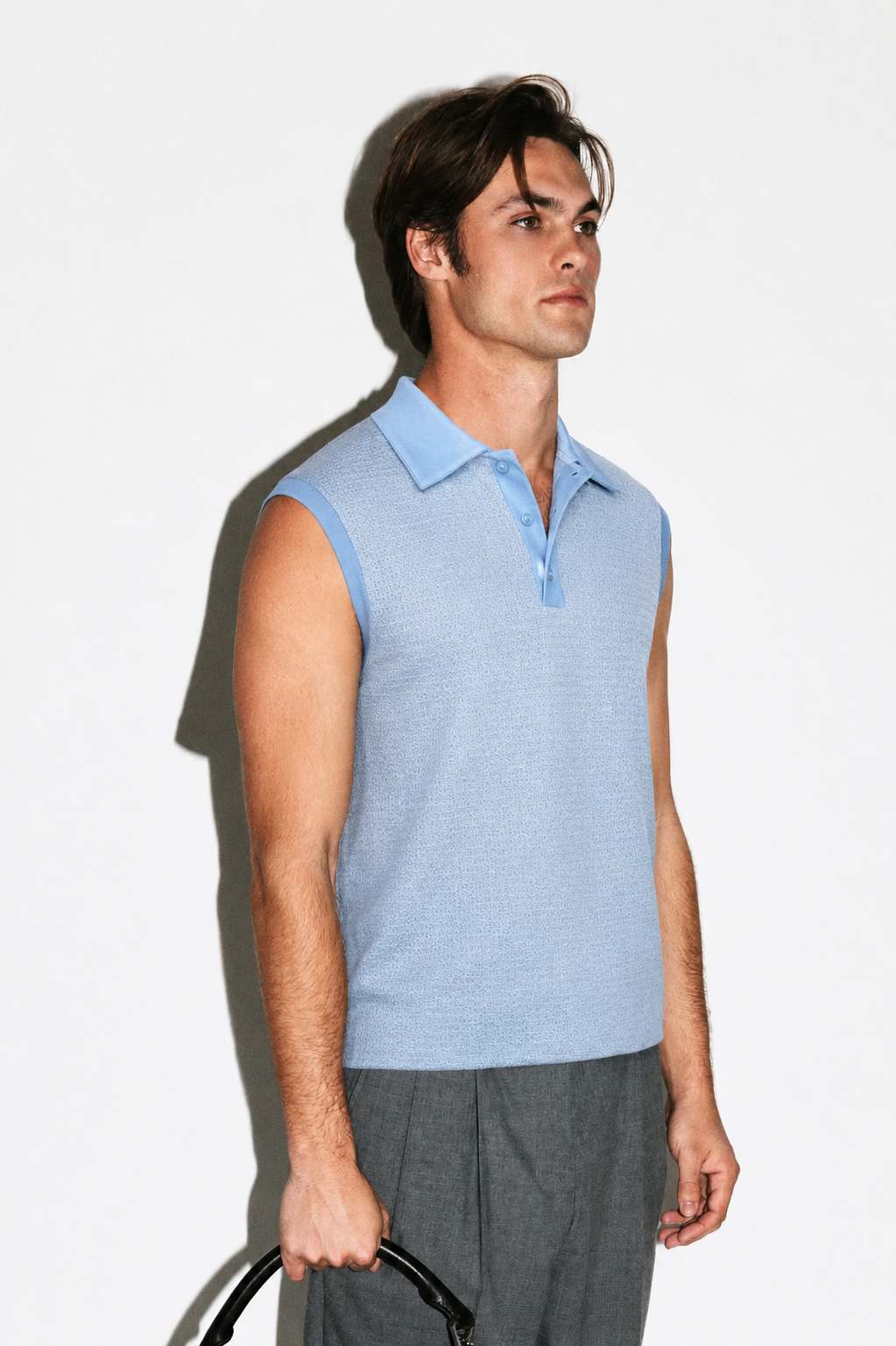 RIWYN Summer Polo Vest T-shirt