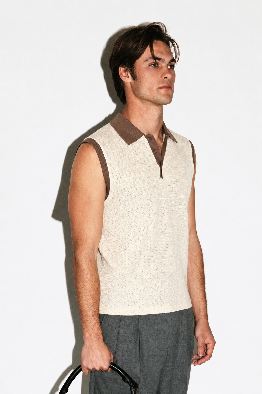 RIWYN Summer Polo Vest T-shirt