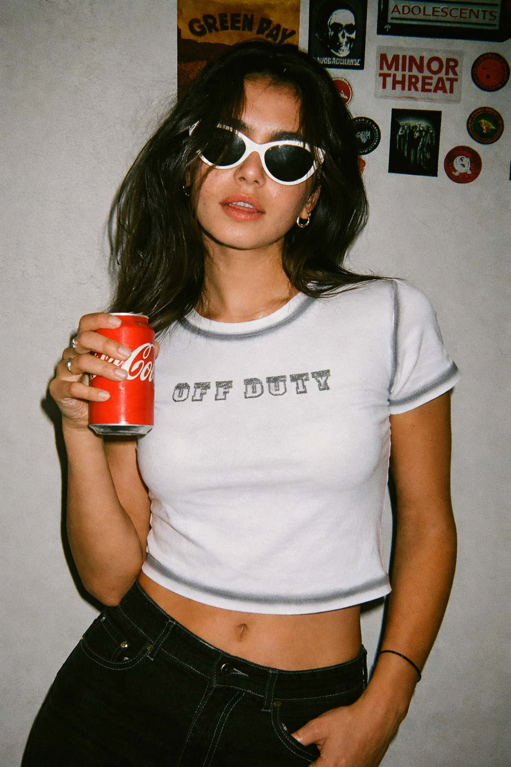 RǏWYÑ | Spray Edge Cropped Tee