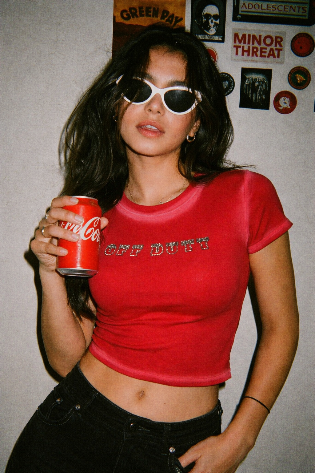 RǏWYÑ | Spray Edge Cropped Tee
