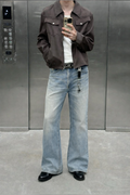 RIWYN Blue Hype Wash Bootcut Jeans