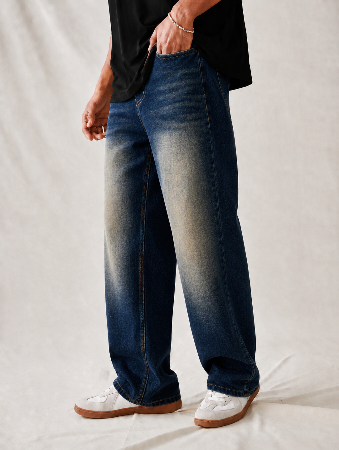 RIWYN Darkwave Raw Straight Leg Jeans