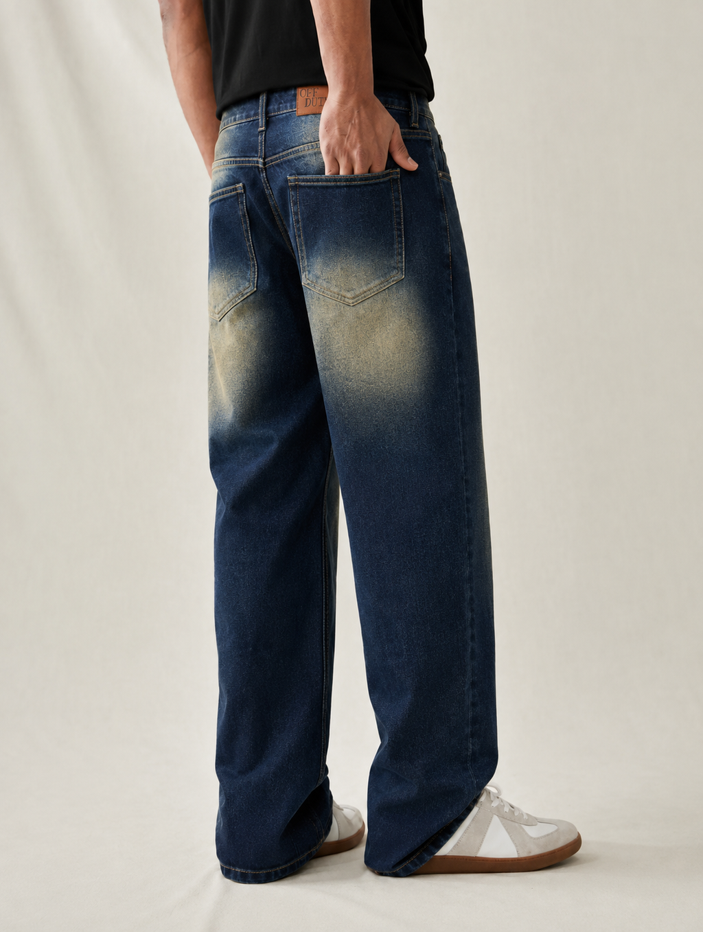 RIWYN Darkwave Raw Straight Leg Jeans