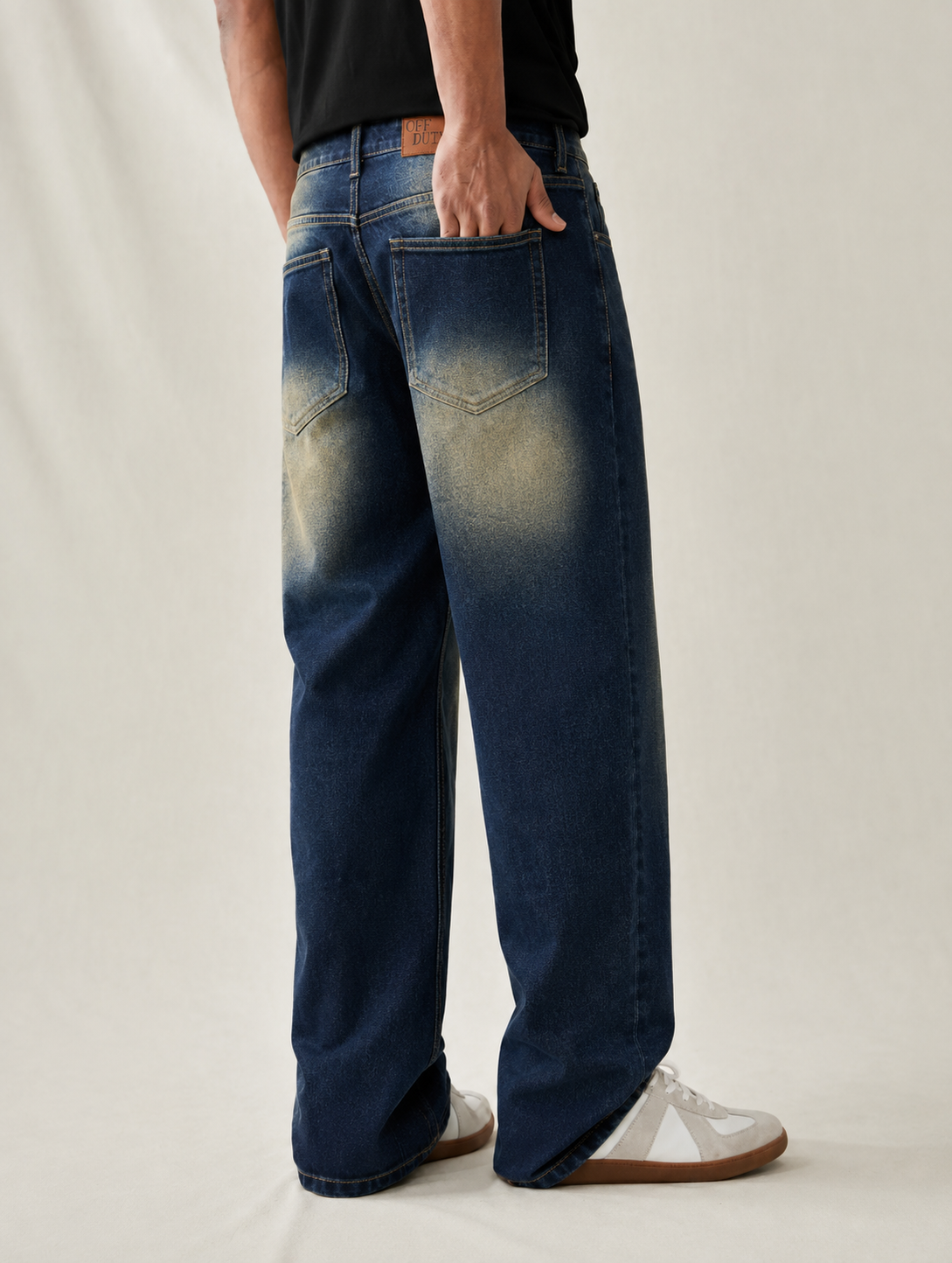 RIWYN Darkwave Raw Straight Leg Jeans