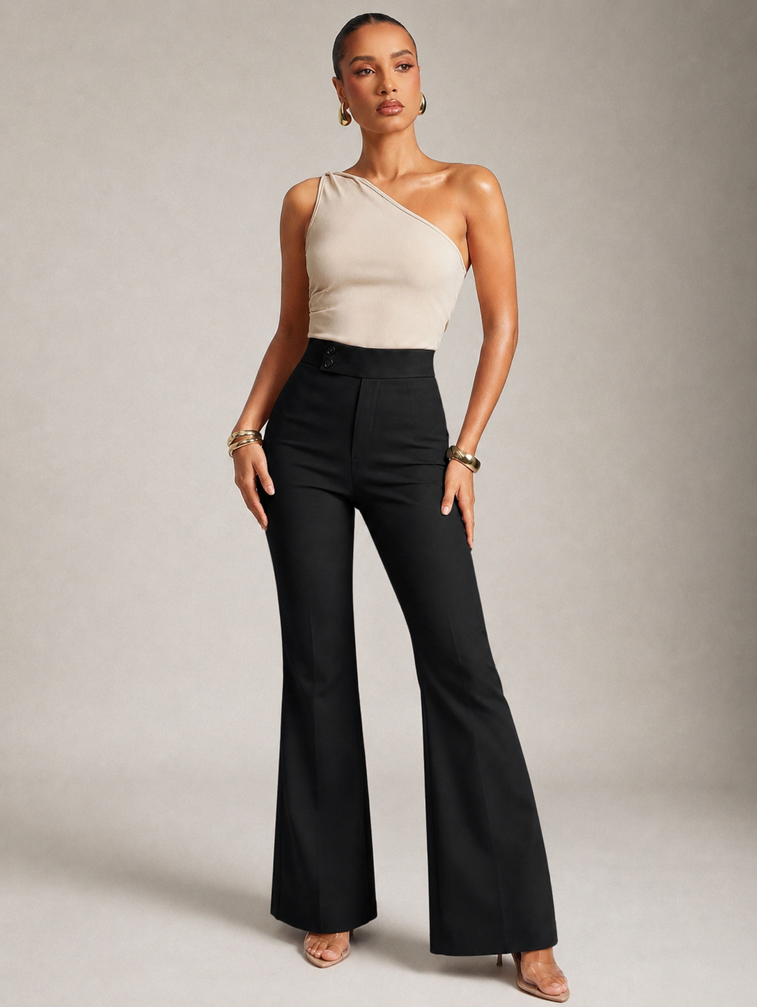 RǏWYÑ | Flare Core High Waist Pants