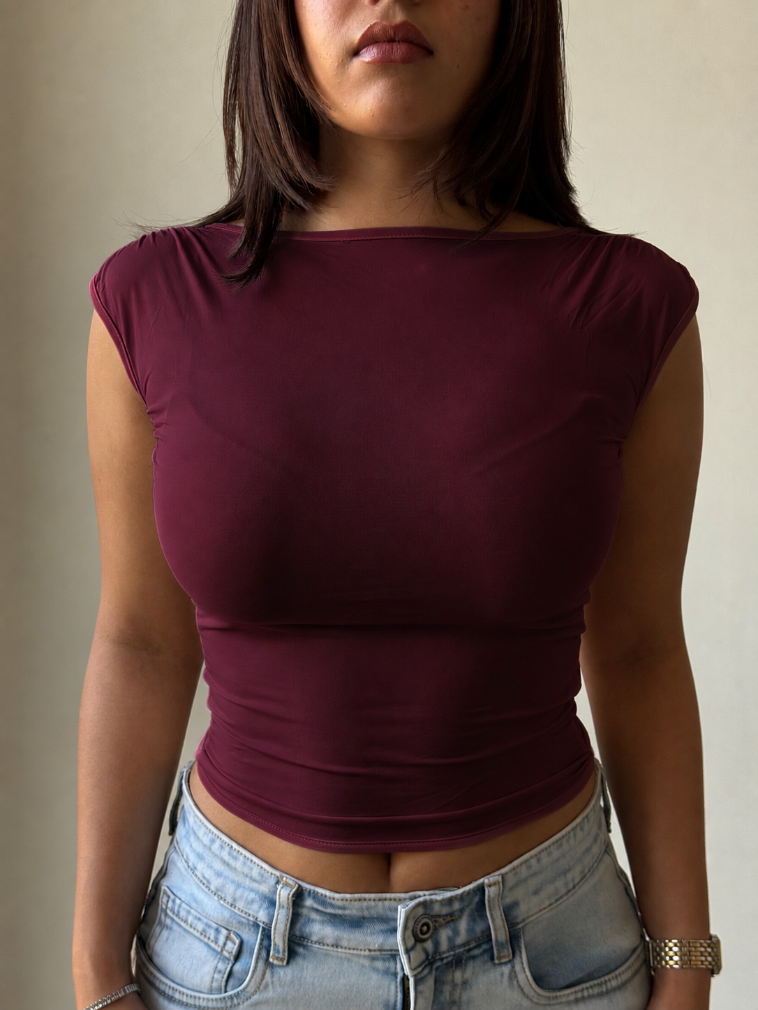 RǏWYÑ | Backless Twist Knot Tank Top