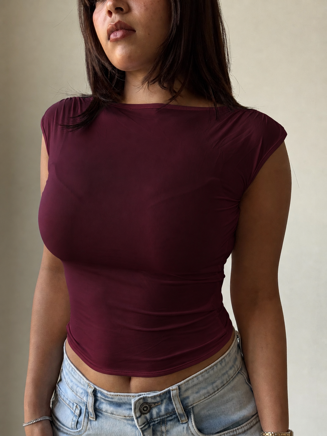 RǏWYÑ | Backless Twist Knot Tank Top
