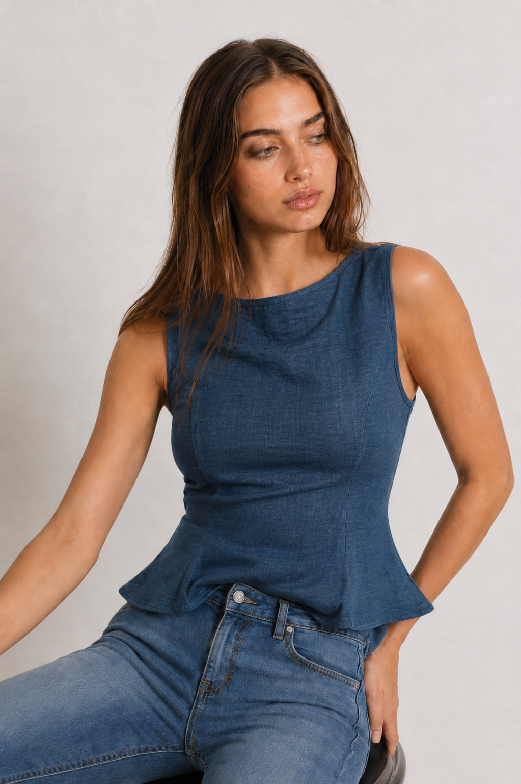 RǏWYÑ | Minimalist Peplum top