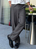 RIWYN Korean Inspired Classic Stripe Trousers