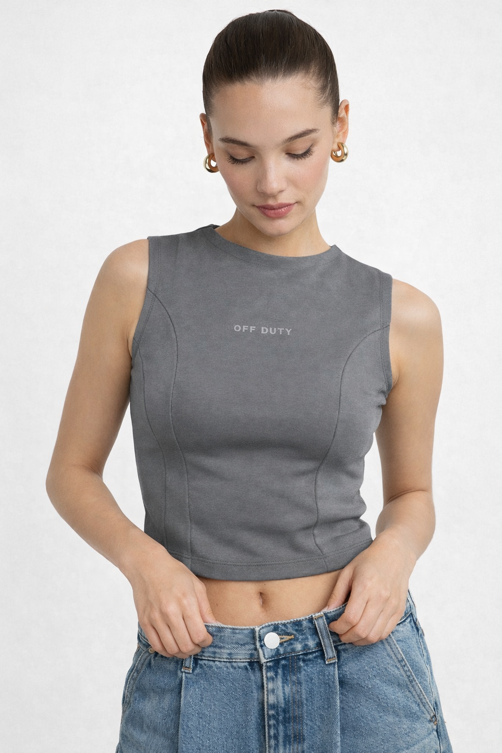 RǏWYÑ | Sculpt And Flare Cloud Top