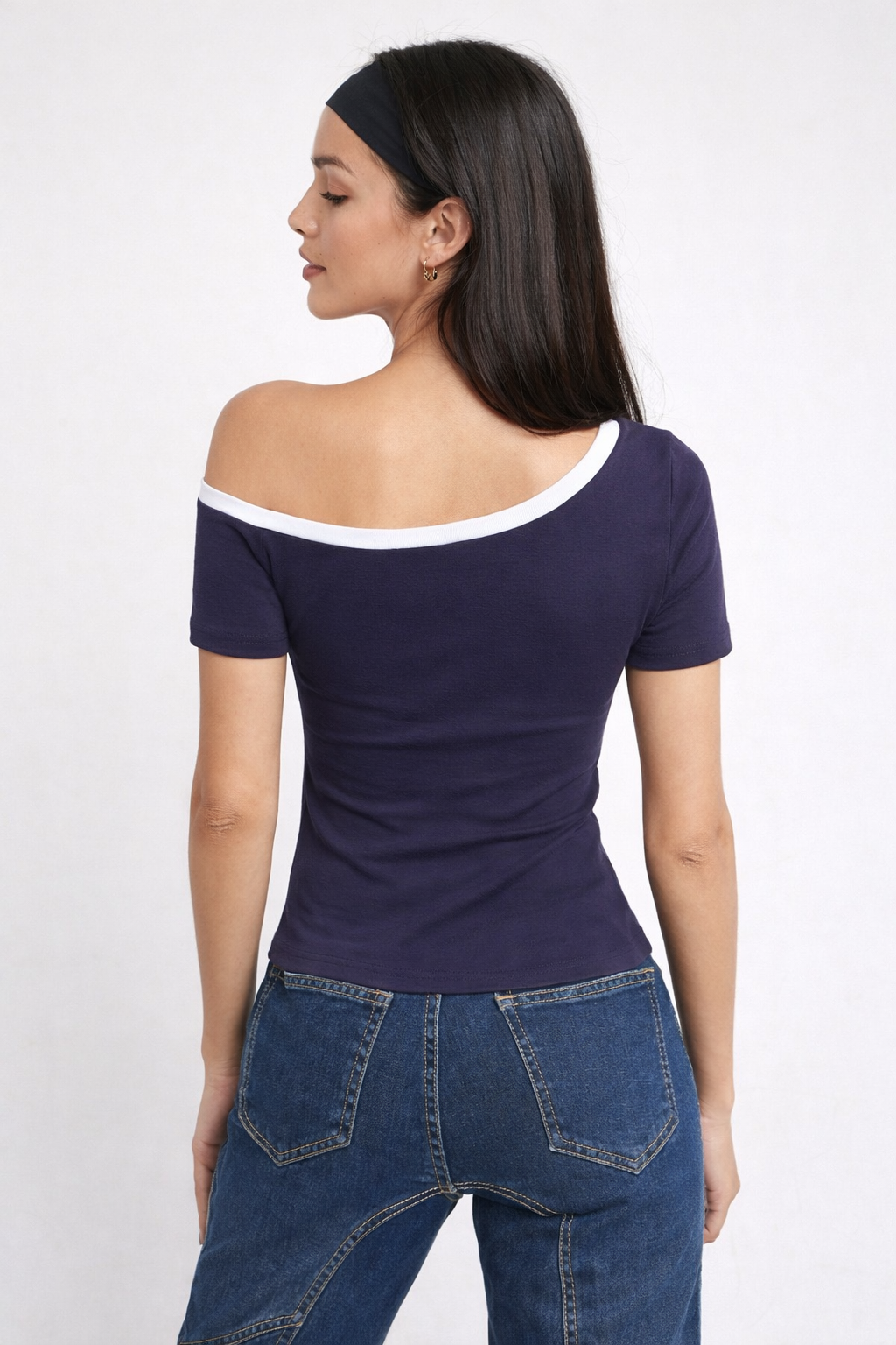 RǏWYÑ | Speed Over Limit Off-Shoulder Top