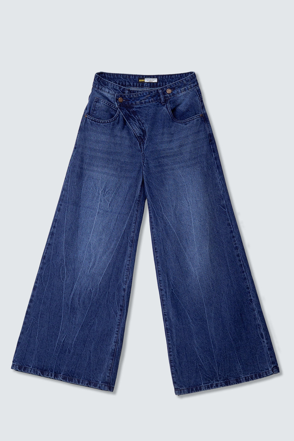 RǏWYÑ | Deconstructed Fly Extra Wide Leg Jeans