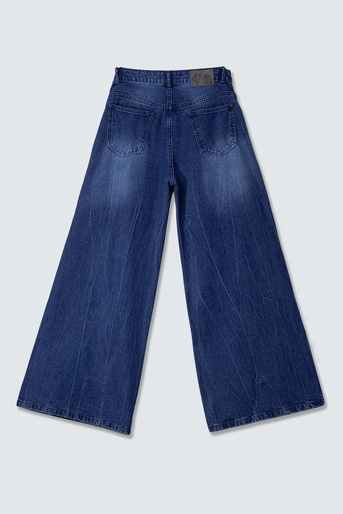 RǏWYÑ | Deconstructed Fly Extra Wide Leg Jeans