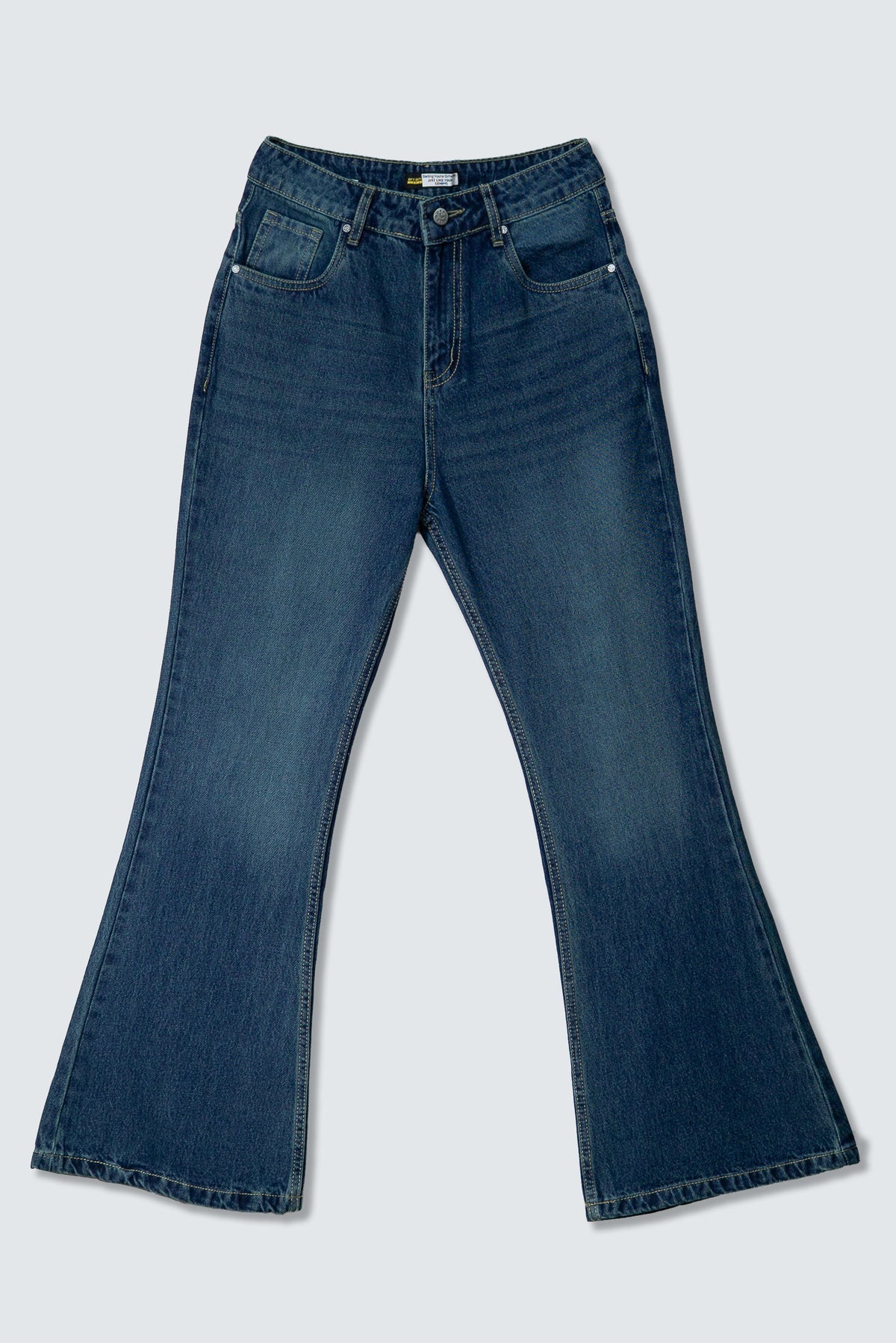RǏWYÑ | Dusk Blue Wash Bootcut Jeans