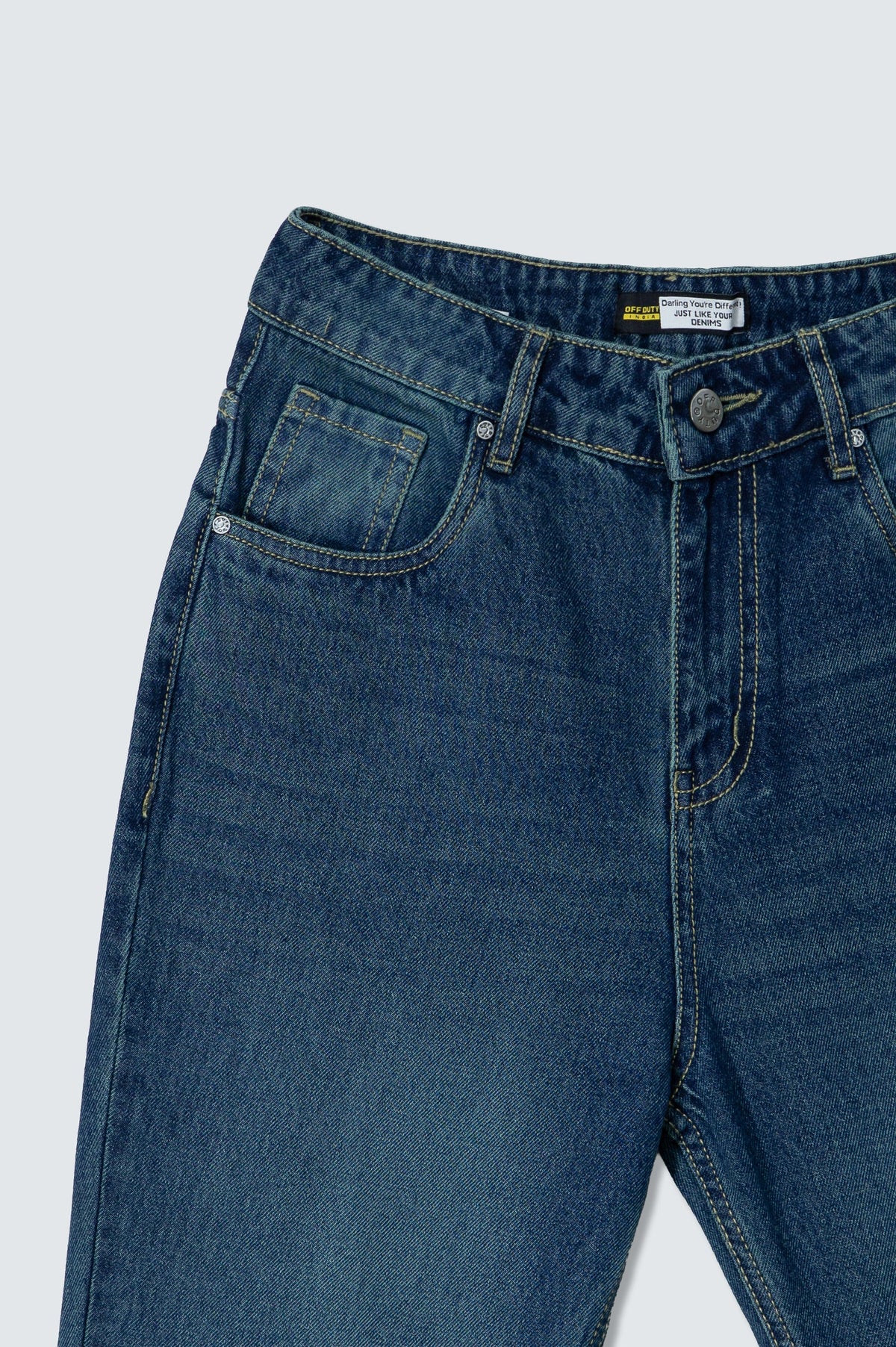 RǏWYÑ | Dusk Blue Wash Bootcut Jeans
