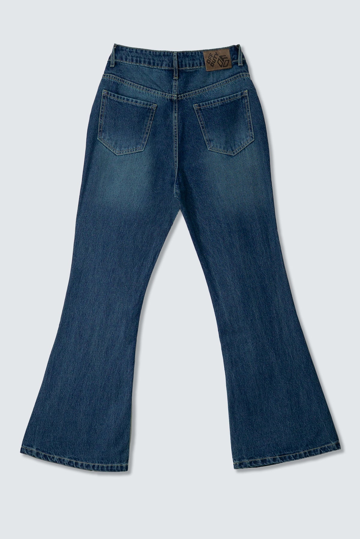 RǏWYÑ | Dusk Blue Wash Bootcut Jeans