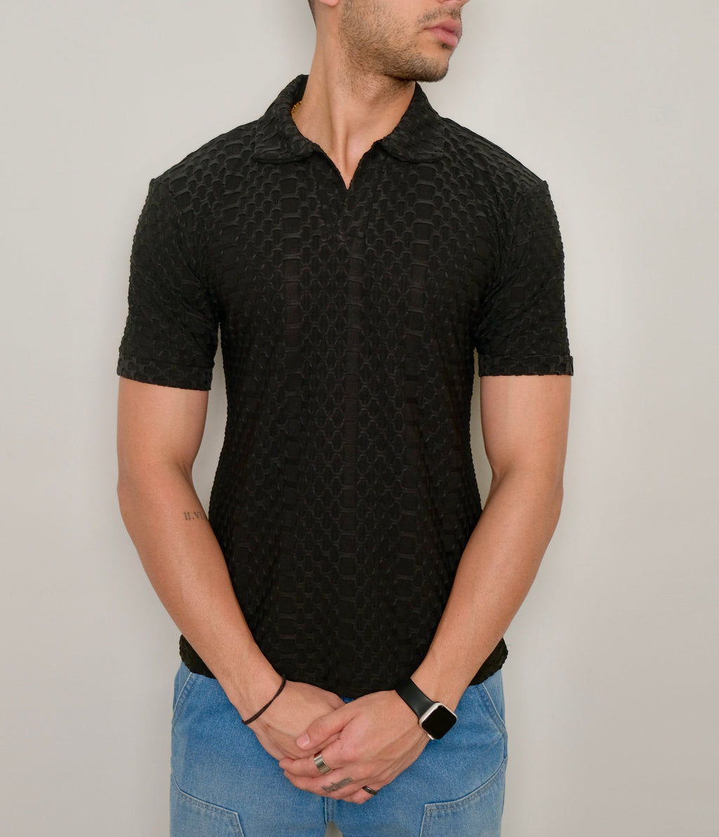 RIWYN Jacquard Elite Polo T-shirt