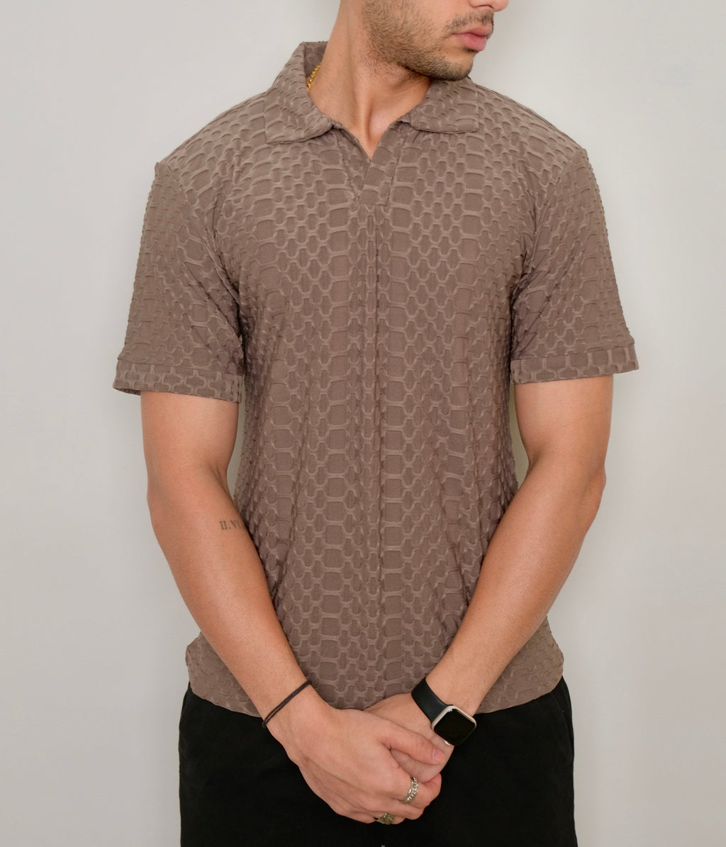 RIWYN Jacquard Elite Polo T-shirt