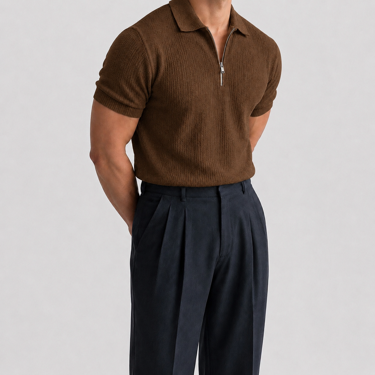 RIWYN Urban Tribe Knit Polo