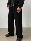 RIWYN Pure Black Baggy Fit Rigid Jeans