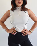 RǏWYÑ | Sculpt Zip Up Top