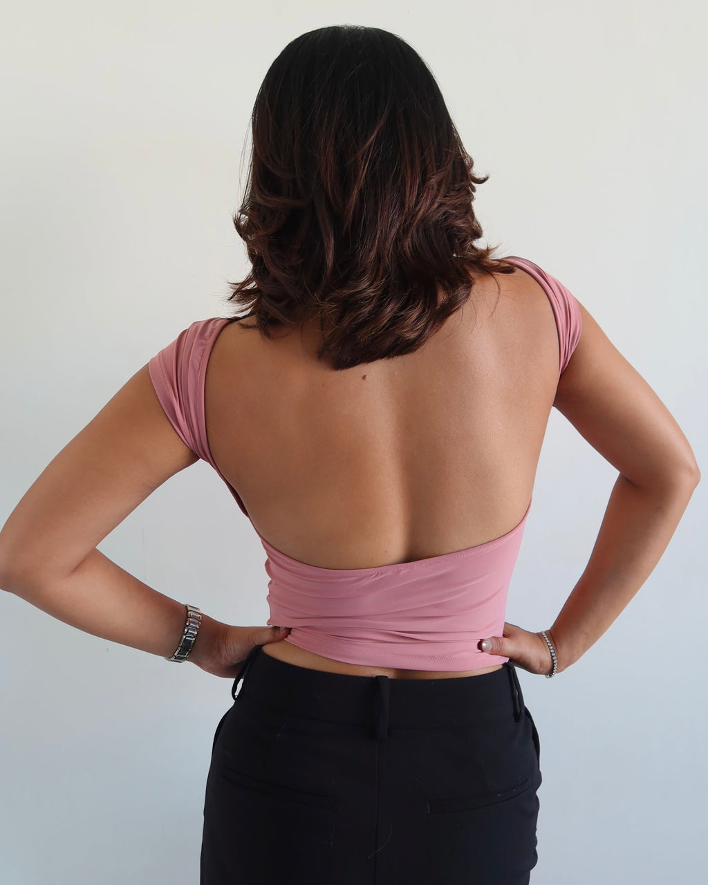 RǏWYÑ | Scoop Back Fitted Top