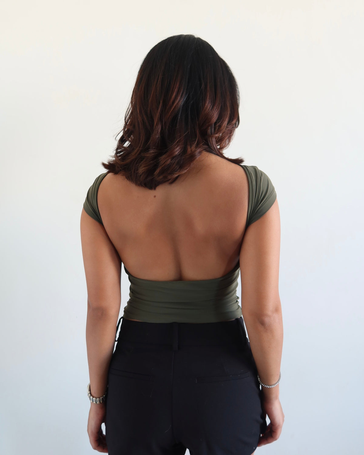 RǏWYÑ | Scoop Back Fitted Top