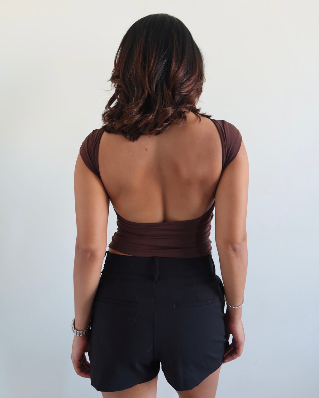 RǏWYÑ | Scoop Back Fitted Top