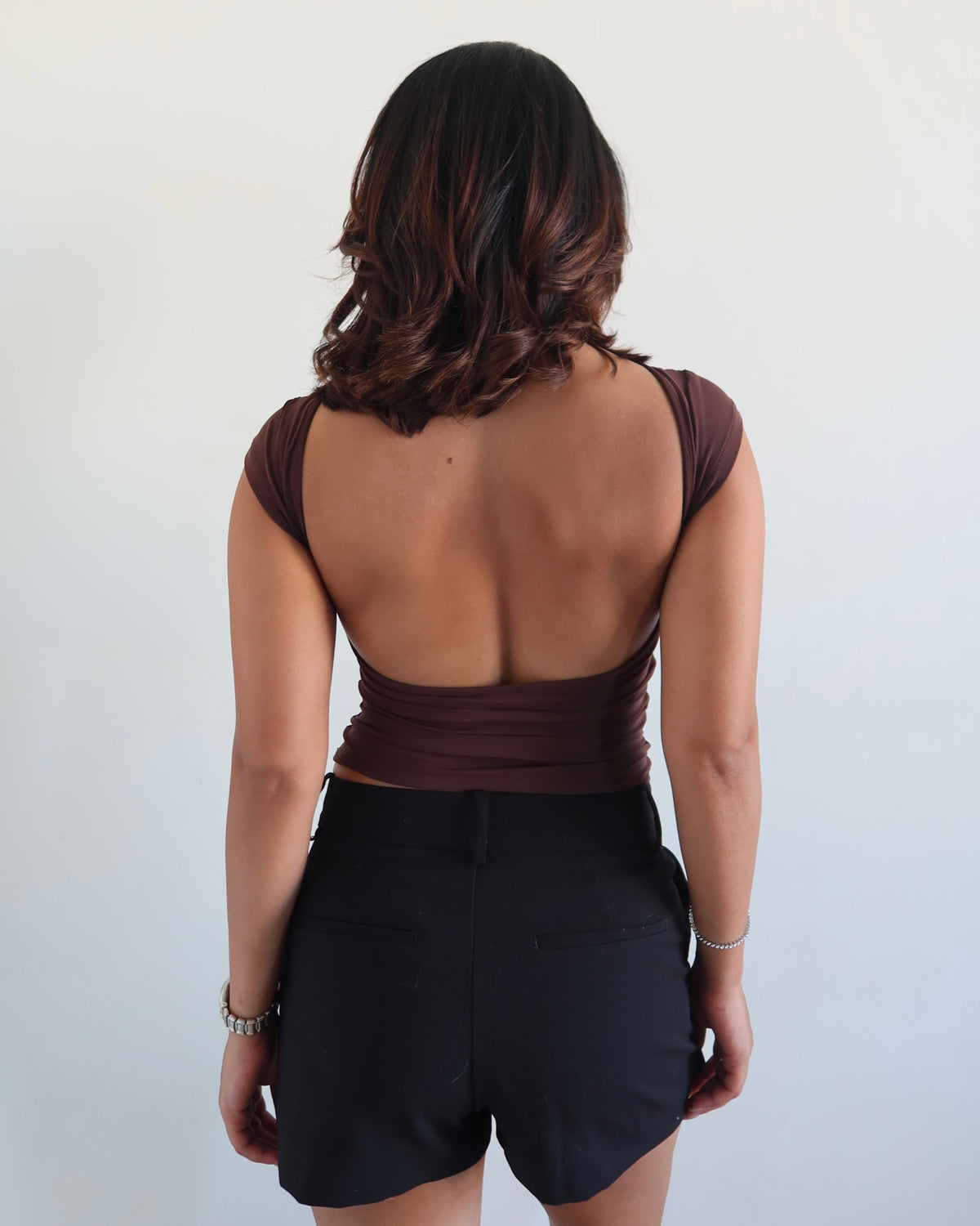 RǏWYÑ | Scoop Back Fitted Top