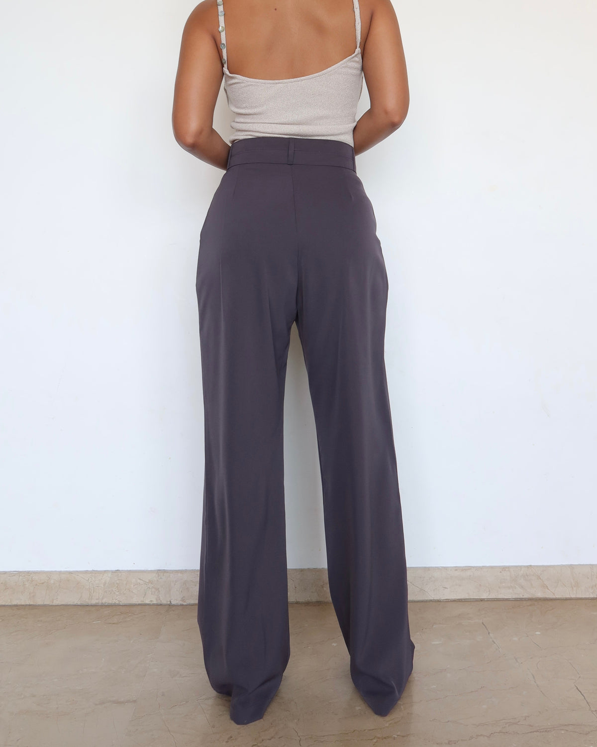 RǏWYÑ | Pleat Persona Wide Tailored Trousers
