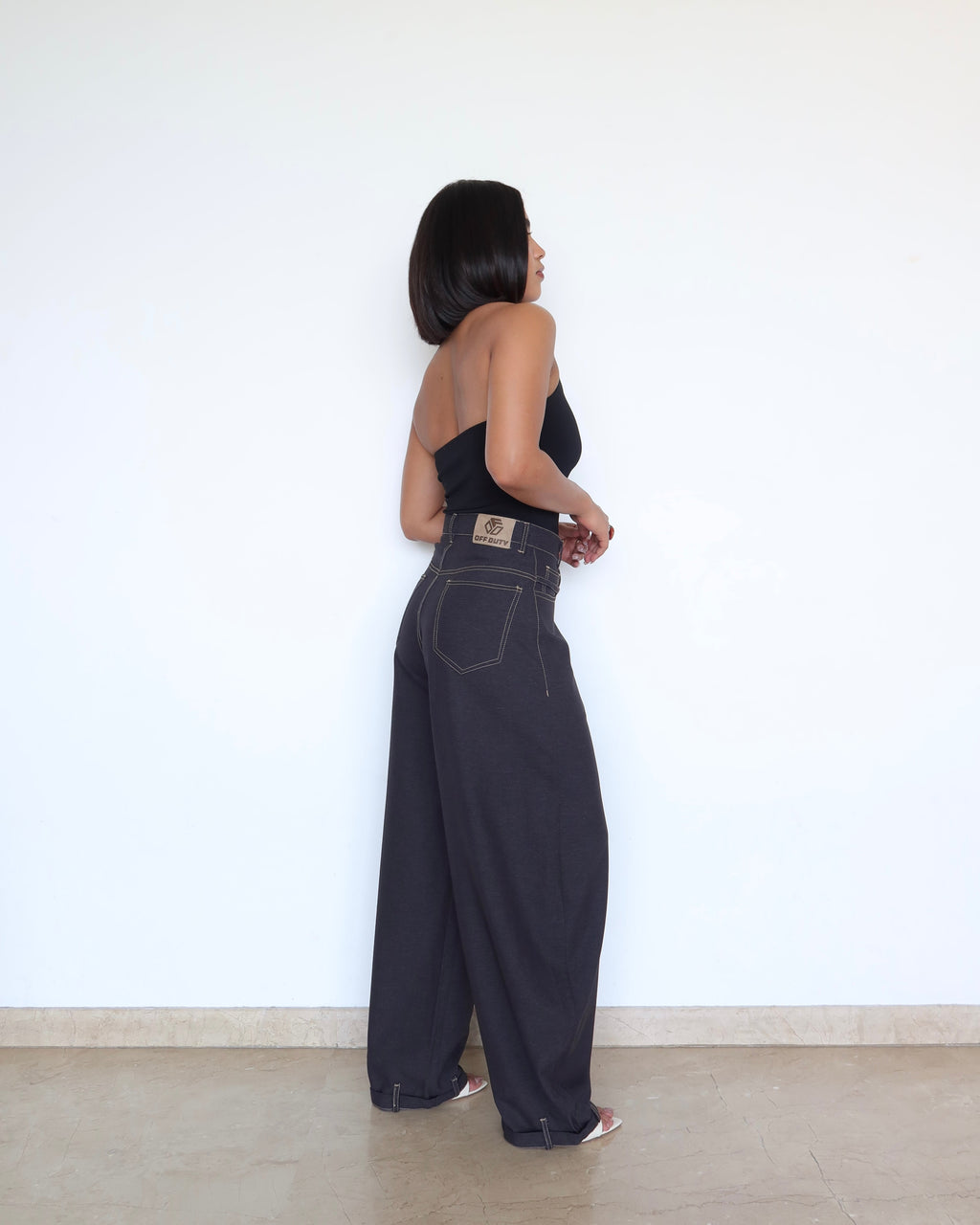RǏWYÑ | Secondary Denim Look A Like Street Core Pants