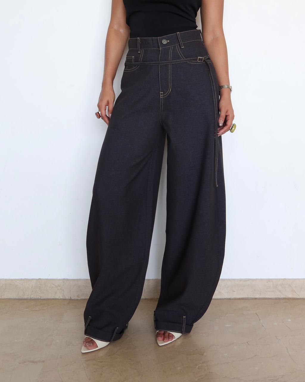 RǏWYÑ | Secondary Denim Look A Like Street Core Pants