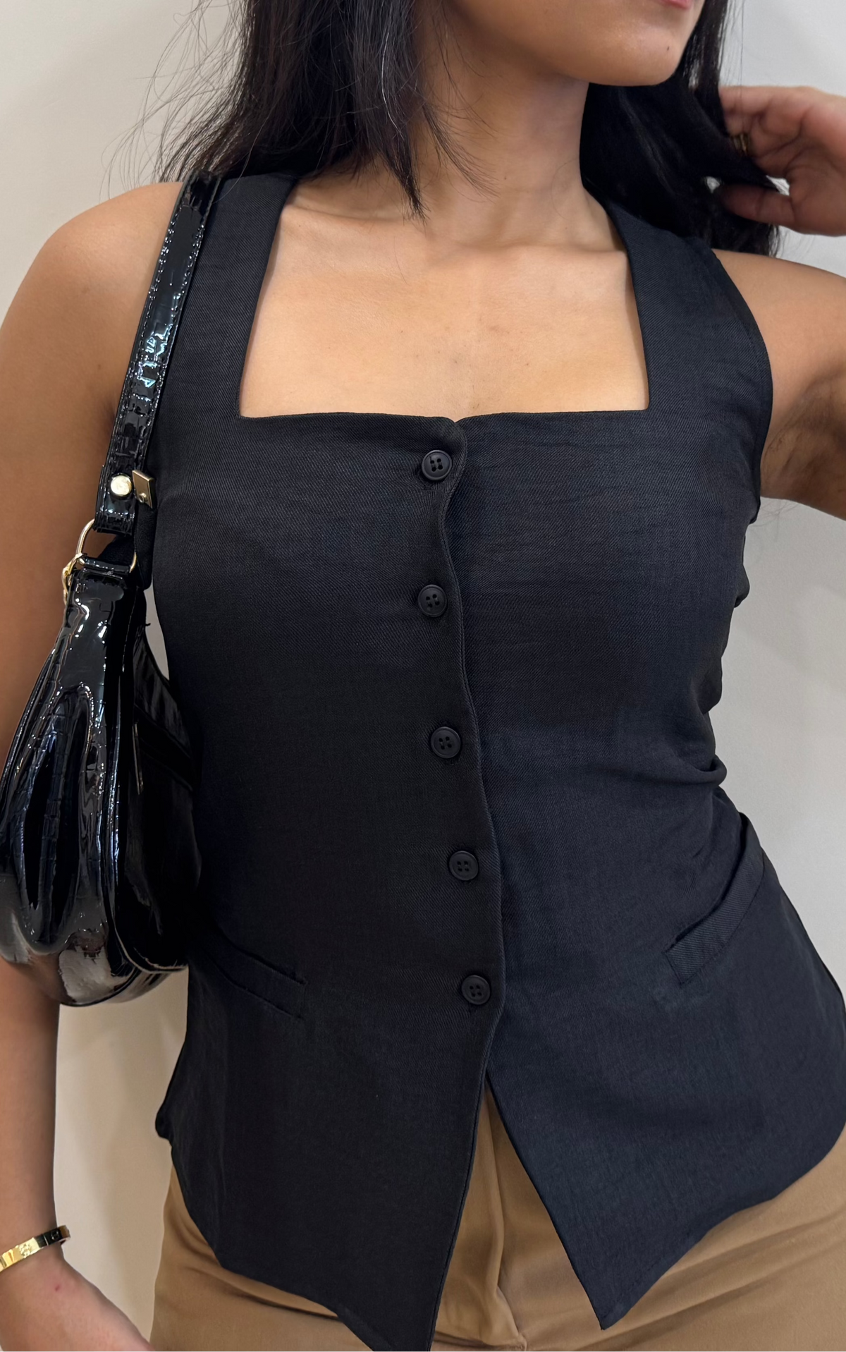 RǏWYÑ | Square Neck Vest Top