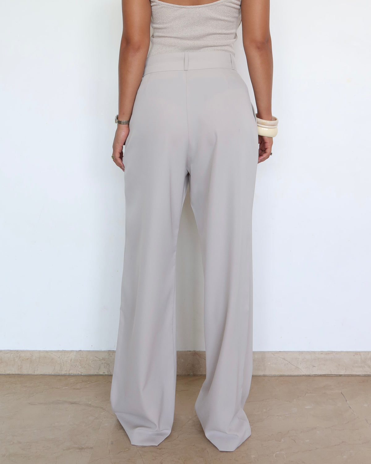 RǏWYÑ | Pleat Persona Wide Tailored Trousers