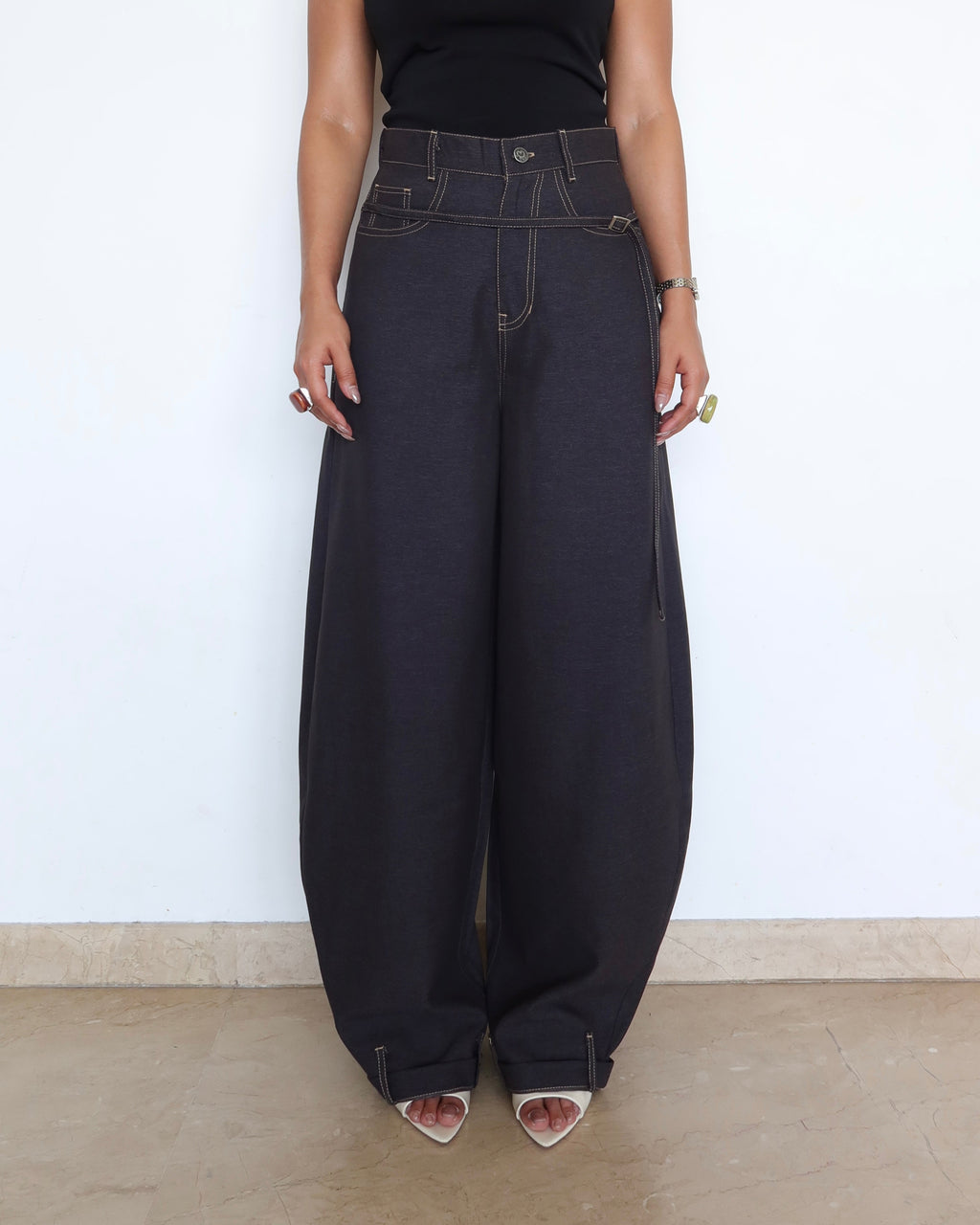 RǏWYÑ | Secondary Denim Look A Like Street Core Pants