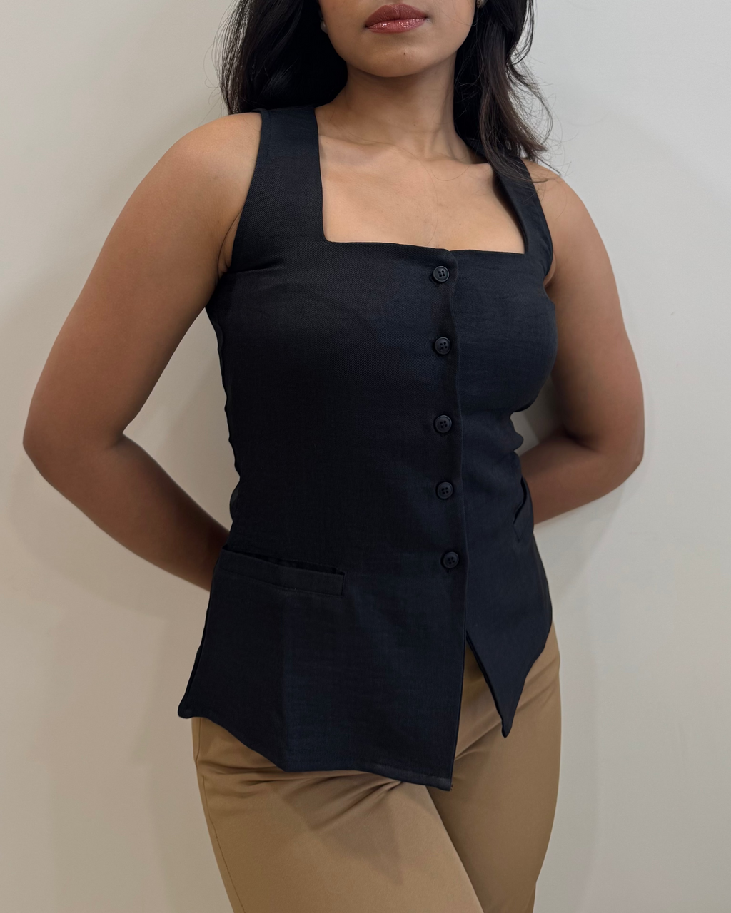 RǏWYÑ | Square Neck Vest Top